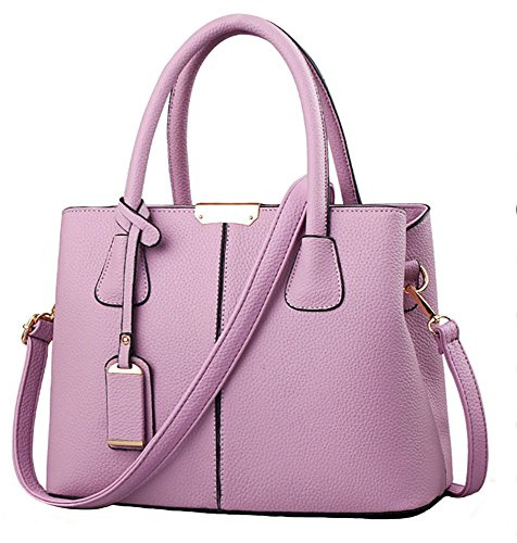 FiveloveTwo Dame Classy Satchel Handtasche Tote Handtasche Griff Tasche Umhängetasche
