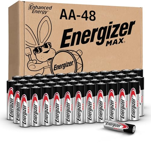Energizer MAX AA Batteries, Double A Alkaline Batteries (48 Pack)