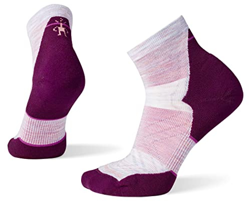 Smartwool Womens Run Targeted Cushion Ankle Socks, Purple, M EU