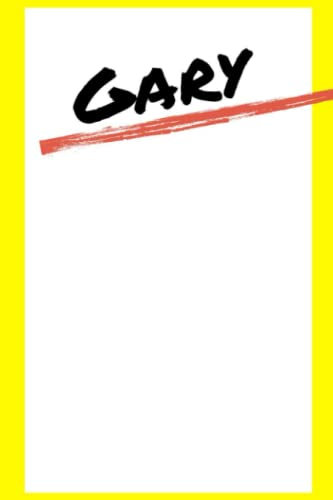 Gary: Lined Notebook Gary name gifts, Personalized Diary Gift for Gary, 120 Pages