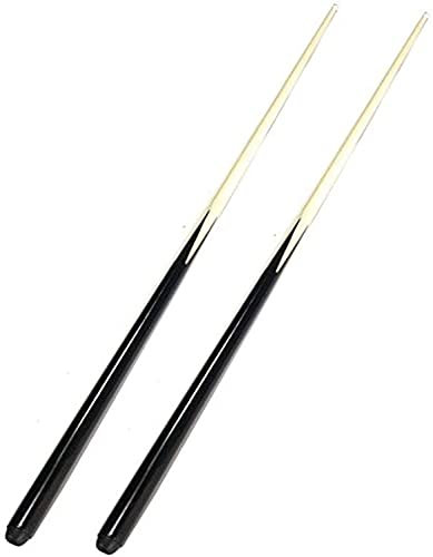 Samnuerly Billard-Queue, 2 Stück Kinder Kurze Billardstange Handgefertigter Snooker-Tischqueue Indoor 50-68-90-122 cm Eschenholz-Billard-Queue für Kinder, 122 cm