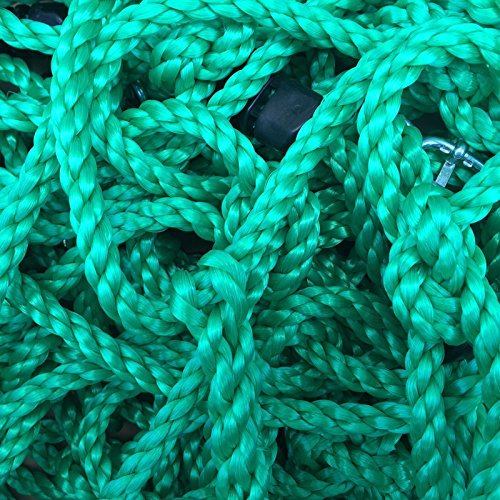 Kletternetz für Rahmen Kletterseil Netz für Spielturm 2,00x1,00 m Grün