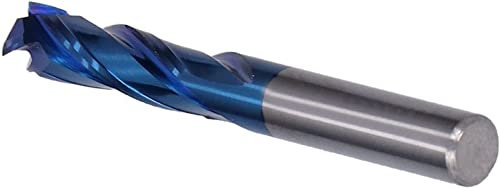 OITTo Spiral Router Bit, Tool Carving Carbide 3 Flute Milling Cutter for PVC for MDF for Wood Mortises(5 * 5 * 22 * 55)