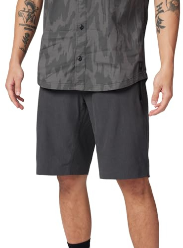 Fox Racing Short standard Machete Tech pour homme, noir chiné