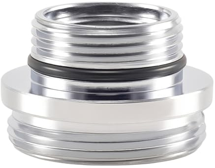 XNTONG Wasserhahn Adapter, Wasserhahnadapter M16.5 Außengewinde auf M22 Außengewinde, geeignet für Küchen- und Badezimmerarmaturen, Wasserhahn Aufsatz (16.5 mm - 22 mm)