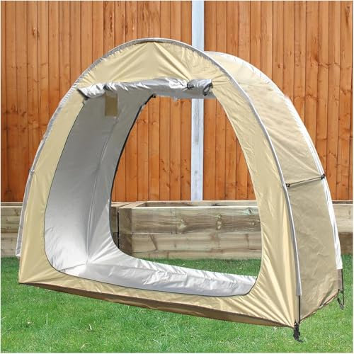 VUIKLCty Bike Cover Bike Tent Outdoor Patchable Motorcycle Tent Patio Furniture Bicycle Motorcycle Motorcycle Tent Garage(Yellow)