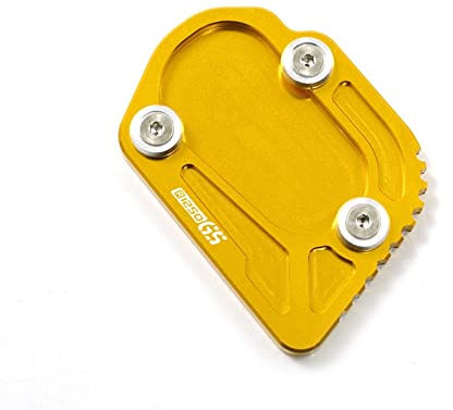 YYTEMD Lange Haltbarkeit Motorradständer Seitenständer Vergrößern Erweiterung Für B&MW R 1200 GS LC R1200GS R1250GS R 1250 GS ADV Adventure 2018-2020(Gold)