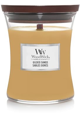 Woodwick, candela media Gilded sands
