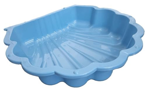 Sand & und Wassermuschel TikTakToo Sand & und Wassermuschel I Sandkasten ohne Abdeckung (1-teilig) I (Pastell blau)