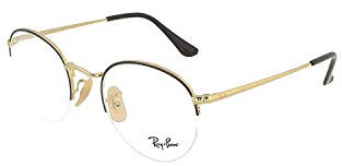 Ray-Ban Unisex-Erwachsene 0RX3947V Brillengestelle, Schwarz (Gold On Top Black), 48
