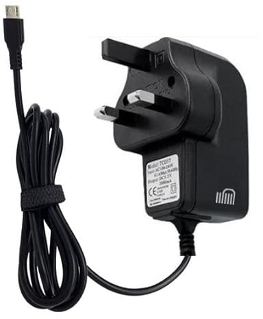 TheMax® High Capacity 3 UK-Pin Micro-USB Home Wall Mains Charger Power Supply (CE Approved and RoHS Certified) Compatible with Galaxy S7 S6 S5 S4 S3, Nokia lumia 920, HTC One X Etc