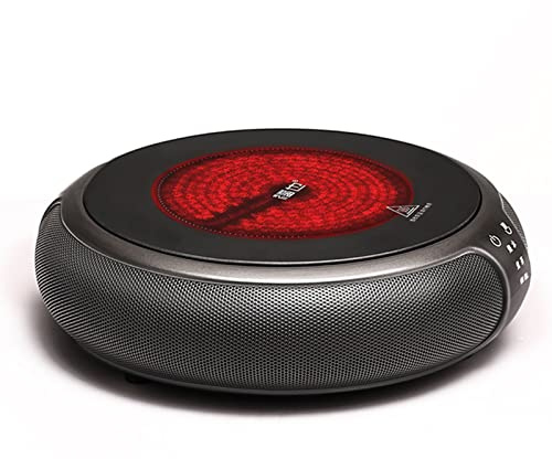 Estufa eléctrica de 1200W, estufa de té inteligente, placa caliente eléctrica, horno de calefacción multifuncional, Mini calentador de inducción, tetera de 220V,Grey