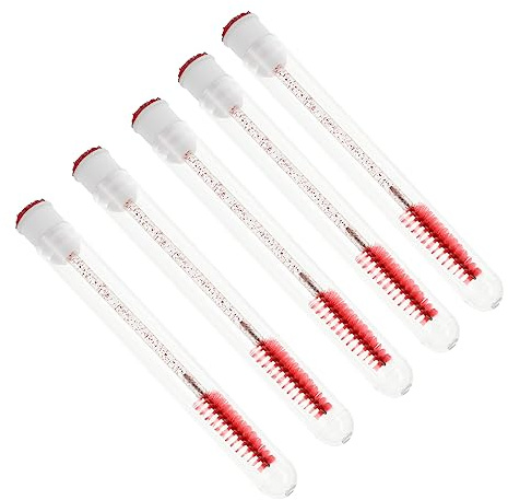 POPETPOP 10 Piezas Cepillo De Rímel De Diamante Tubo De Rímel Desechable Peine De Cejas Cepillos De Rímel De Cristal Pestaña Perder Utensilio Para Aplicar Algo El Plastico Constituir