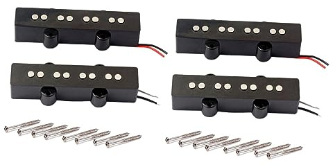 Toyvian 8 Saiten oberbergener bassgeige Kontrabass Steg-Pickups Tonabnehmer mit Wachstopf Offene Tonabnehmer Professionelle Bass-Tonabnehmer Gitarre Doppelspule Pick-up aufsammeln