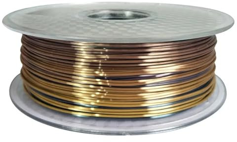HWWEI 1kg Rainbow Silk PLA 1.75mm 3D Printer Filament Luxury Silky Rich Luster Shiny 3D Pen Printing Materials Consumables