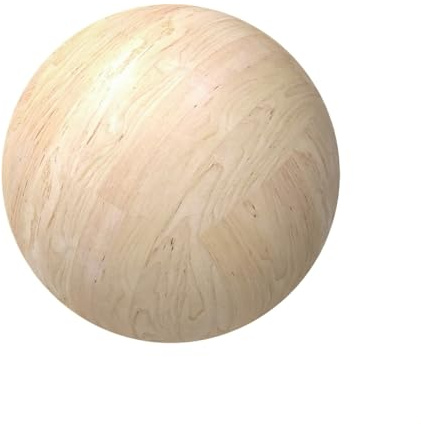 HELLUX Holzkugel 100 mm ohne Loch | Kleine Holzkugeln zum Basteln und Bemalen | Holz Kugel Natürliche | Bastelkugel aus Erlenholz für DIY-Projekte – Kunst- und Bastelbedarf (1 Stück)