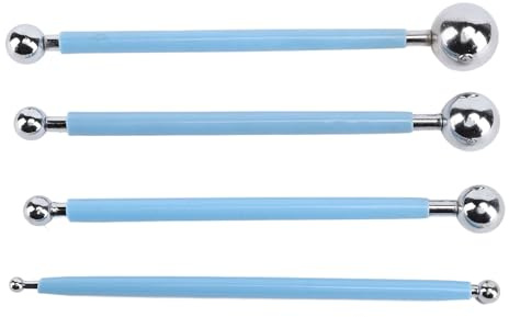 4-teiliges Set Kugel-Stylus, Multifunktionales Legierungs- und Kunststoff-Kugel-Stylus-Punkt-Malwerkzeug für Kunsthandwerk