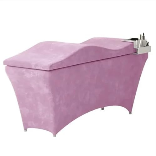 Materasso Per Lettino Extension Ciglia Copriletto for salone di bellezza for lettino da massaggio in velluto Coprimaterasso(Pink)