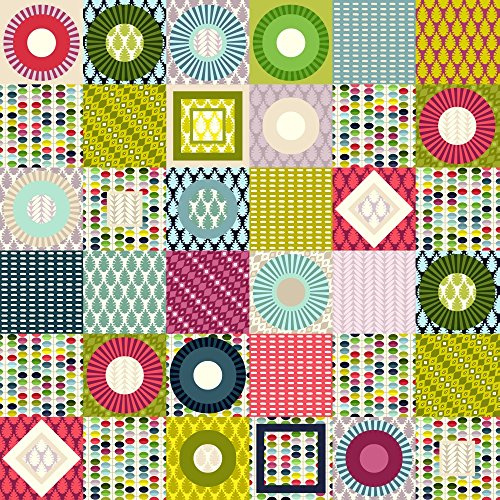 Posterazzi leaf squares Poster Print by Sharon Turner, (12 x 6)