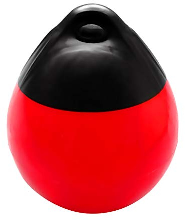 Toygogo 1Pcs Red & Black (Inflated Size: 15 x 20) Mark Buoy Mooring Buoy Anchor Lift Buoy - Heavy Duty Marine Applications