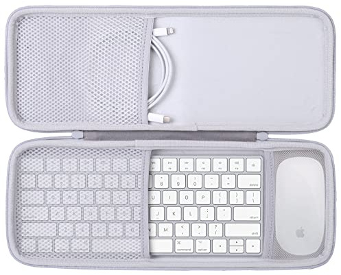 Co2CREA - Funda rígida de Viaje para Teclado mágico y Apple Magic Mouse 1/2 (Caja única, Solo Caja)