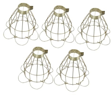 HOLIDYOYO Vintage Glühbirne Schutz Eisen Draht Lampenschirm Draht Lampenschirm Schutz Eisen Mesh Glühbirne Schutz