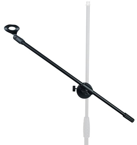 keepdrum MSA067 zusätzlicher Mikrofon-Arm zum Anschrauben an Stative von Mikrofon/Tablet/Handy-Halterungen