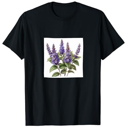 Anise Hyssop Flower Cottagecore Graphic T-Shirt