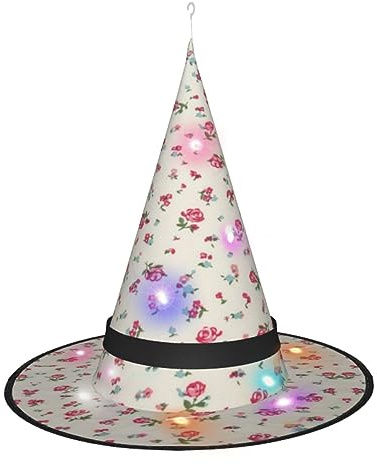 SamLng Bonito accesorio de sombrero de bruja de cereza roja dulce – Disfraz de Halloween para mujer, para fiesta, Navidad y ocasiones festivas
