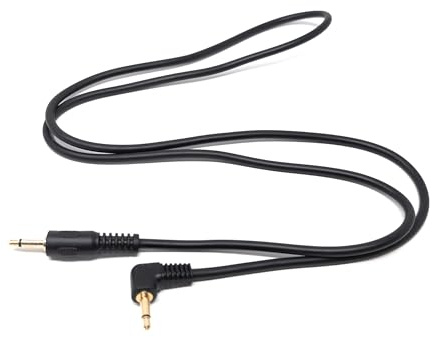 mCore 1m, 3.5mm to 3.5mm MONO Jack 90 Degree Right Angle Cable Lead, Gold Plated Connectors (1m)