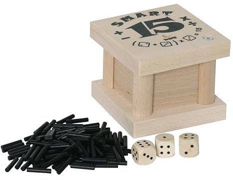 Bartl 112345 - Würfelspiel Smart 15, Das geniale Gesellschaftsspiel für Rechenfüchse von jung bis alt