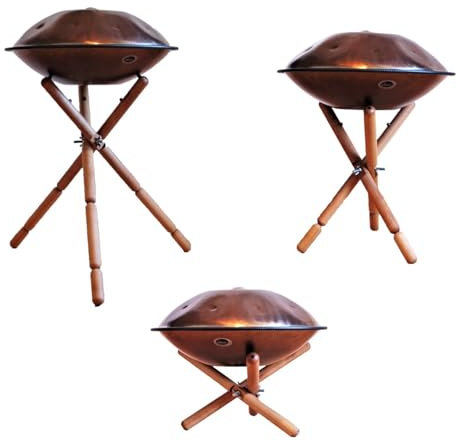 Baur&Brown Handpanständer, Holzständer Handpan, Handpanstand wood, Handpanständer für alle Sitzpositionen, all sitting positions - one stand