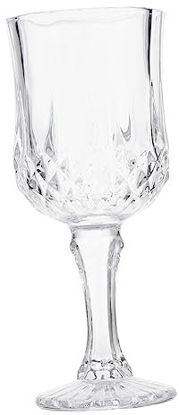 OFFSCH Calice Da Vino Trasparente in Vetro Bicchiere Da Vino Rosso Per Feste Design Semplice Adatto Per Cocktail Acqua Tè Succhi Di Frutta