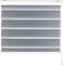 Fensterdecor Doppelrollo 100 x 230 cm in Grau I Sichtschutz-Rollo für Fenster I Lichtdurchlässigkeit anpassbar I Tag & Nacht tauglich I Flexibler Seitenzug I Premium Qualität