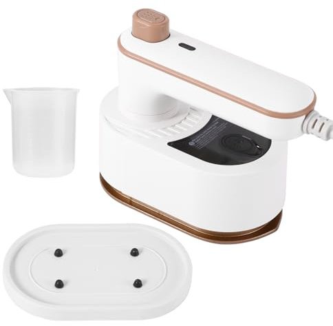 Jasfyee Handheld Hanging Iron, 40W Power Portable Iron Steamer, 30 Second Preheating Compact Clothes Steamer, Suitable for Portable Small Irons in Homes, Offices, and Travel