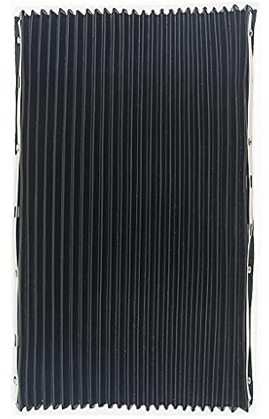 Portable Milling Machine Parts Accordion Way Rubber Cover Mill Tool 400x600mm/15.75x23.62inch Fits 3#4#