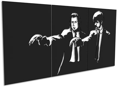 Kajaro Filmstil Wandbild Holz 3-teilig, 1780x980 mm, selbstklebend | Gratis: zweites kleineres Bild. Selbstklebende Holz-Wanddeko in Metalloptik, einfache Montage ohne Bohren.