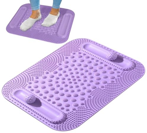 Moreeulsi Tapis de pression des pieds, tapis de réflexologie des pieds, masseur de pression – Outils de massage à 5 zones, stimulateur de jambes pour la relaxation musculaire, la circulation sanguine