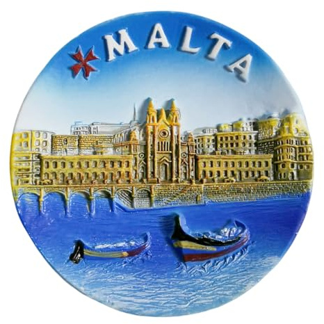 Magnete da frigorifero Malta souvenir turistico decorazione 3D Craft Collection