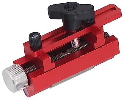 MasYosh Aiguiseur de Couteaux à Angle Fixe, Support de Pierre à Aiguiser Réglable pour le Travail du Bois, avec Conception Supérieure Renforcée et clé pour Lames, Ciseaux, Couteaux à