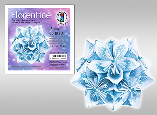 Faltblätter Florentine Frosty 80 g/qm ø 10 cm