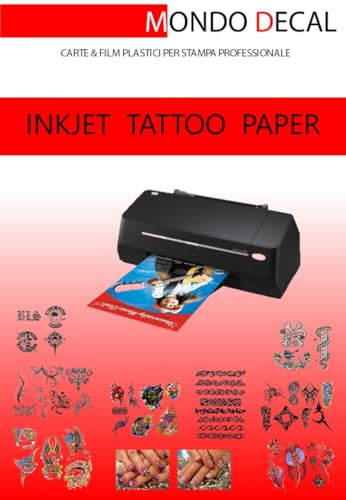 Överföringspapper för tillfälliga tatueringar för tryck INKJET: 1 A4-kit