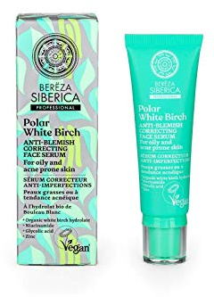 Natura Siberica polar vit björk anti-blekning ansiktsserum