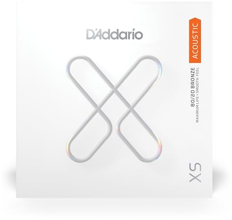 D'Addario XSBW045 XS 80/20 Bronce Guitarra Acústica Cuerda Única .045