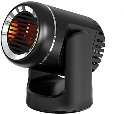 Car Heater,12V 24V Anti-Fog Ceramic Vehicle Defroster Fast Heating Auto Windscreen Fan for Car SUV Truck Trailer