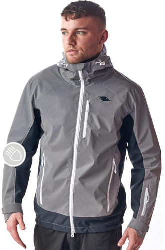 Valkental VERTEX Funktionsjacke Herren, Reflektierend | Das Original, wasserabweisend & winddicht, doppelter Reißverschluss, ideal als Lauf-, Fahrrad- & Übergangsjacke