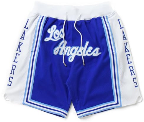 Mengmiao Basketball-Shorts für Männer - NBA Sporthorts schnell atmungsaktiv und trocknet mit Reißverschlusstaschen, lockere Passform Shorts für Training und Outdoor