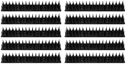 Duroecsain Puntas Antipájaros, Puntas para Pájaros - Anti-Pájaros, Puntas de Protección contra Pájaros, Puntas de Palomas al aire libre | Dispositivo de Control de Pájaros, Puntas antirrobo