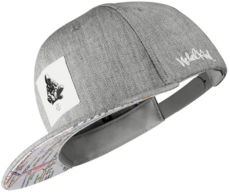 Dimma barn snapback keps barnkeps en storlek justerbar unisex hög kvalitet keps trendig streetwear stil basebollkeps med rak skärm, Grå, flerfärgad, one size