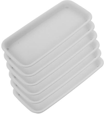TINEASUR Blumentopf-tabletts Aus Pp-Material 6 Stück Wasserablauf Pflanzen-untertassen Untersetzer Für Blumentöpfe Zubehör